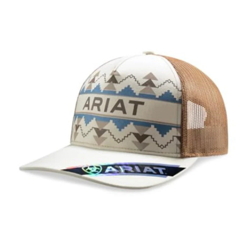 A3000933146 Ariat Women's Cap Southwest Pattern Khaki