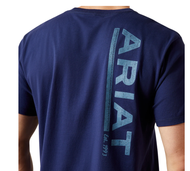 10065905 Ariat Men's New Vertical Logo T-Shirt