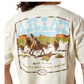 10065901 Ariat Men's Pulp Western Tee Turtledove