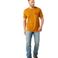 10065899 Ariat Men's Big Bull Rider Tee Bone Brown