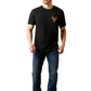 10065898 Ariat Men's Rustic Eagle Tee Black