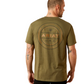 10065888 Ariat Men's Ropers Seal Tee Military Heather