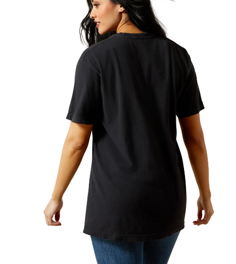 10063756 Ariat Women's Boot Cloche Tee Vintage Black