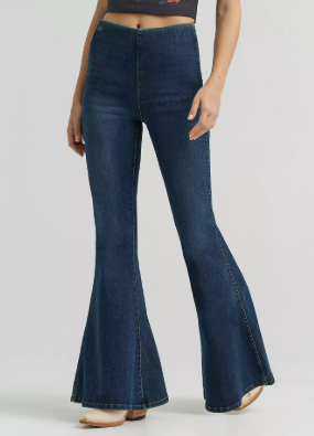 112368250 Wrangler Women's Pull On Bell Bottom  Jean