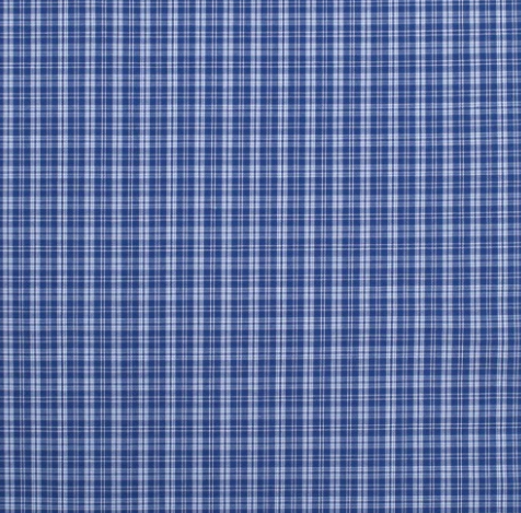 MWLS2626 Just Country Men's Austin Full Button Mini Check Workshirt Blue & White Mini Check
