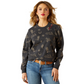 10062737 Ariat Women's Essential Crew Sweatshirt Black Heather