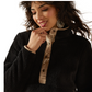 10062612 Ariat Women's Berber Snap Front Sweatshirt Black