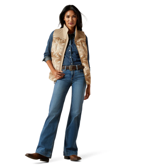 10062553 Ariat Women's Crius Insulated Vest Savannah Tan/Dune