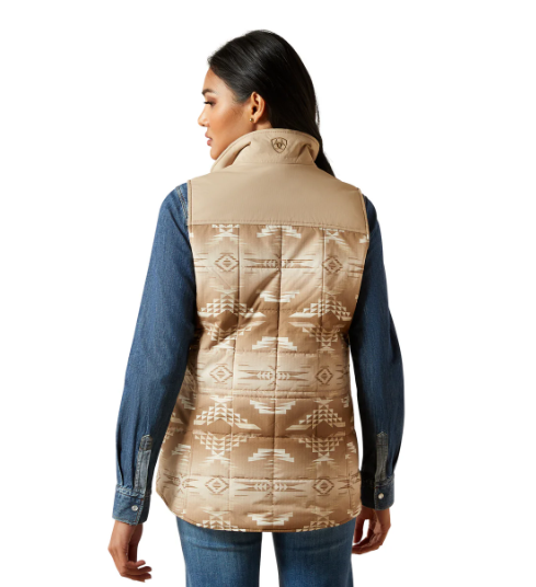 10062553 Ariat Women's Crius Insulated Vest Savannah Tan/Dune