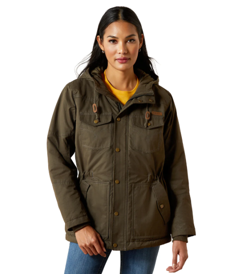 10062344 Ariat Women's Grizzly 2.0 Parka Earth