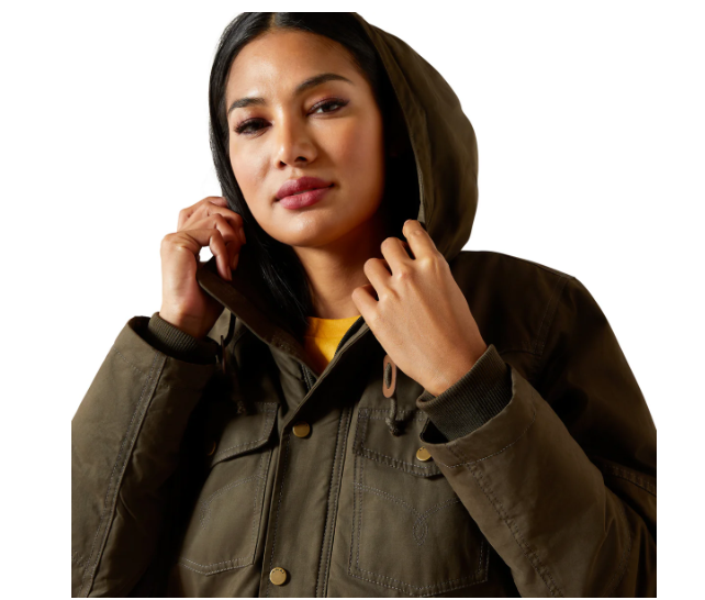 10062344 Ariat Women's Grizzly 2.0 Parka Earth