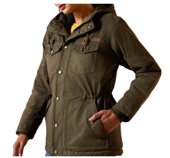 10062344 Ariat Women's Grizzly 2.0 Parka Earth