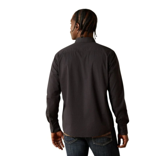10062216 Ariat Men's Michael LS Shirt Black