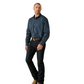 10062231 Ariat Men's Wrinkle Free Carlos LS Shirt Black