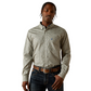 10062233 Ariat Men's Wrinkle Free Cade Fitted LS Shirt Light Grey