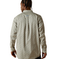 10062233 Ariat Men's Wrinkle Free Cade Fitted LS Shirt Light Grey