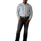 10062235 Ariat Men's Wrinkle Free Cody Fitted LS Shirt White
