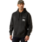 10062496 Ariat Men's Sponsor Patriot Hoodie Charcoal Heather