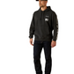 10062496 Ariat Men's Sponsor Patriot Hoodie Charcoal Heather