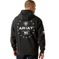 10062496 Ariat Men's Sponsor Patriot Hoodie Charcoal Heather