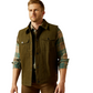 10062435 Ariat Men's Canvas Rancher Vest Desert Sand Khaki