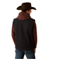 10062436 Ariat Men's Canvas Rancher Vest Black