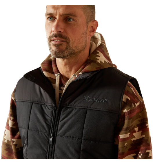 10062901 Ariat Men's Crius Insulated Vest Phantom Chambray