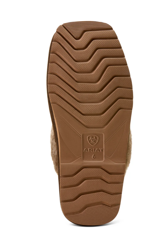 2829-220 Ariat Women's Jackie Square Toe Slipper Chocolate