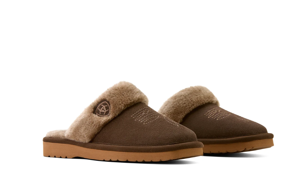 2829-220 Ariat Women's Jackie Square Toe Slipper Chocolate