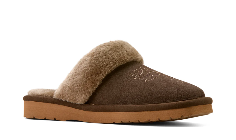 2829-220 Ariat Women's Jackie Square Toe Slipper Chocolate
