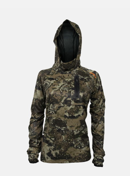HCH-BNC-2A  Spika Bandit Hoodie - Womens - Biarri Camo