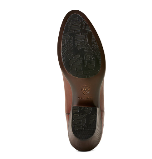 10074364 Ariat Women's Easton R Toe Western Boot Honey Bee C Width