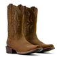10074234 Men's Clearwater VentTEK Narrow Cutter Toe Cowboy Boot Distressed Brown