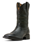 10074245 Men's Alden Wide Square Toe Western Boot Eclipse Black