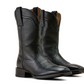 10074245 Men's Alden Wide Square Toe Western Boot Eclipse Black