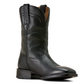 10074245 Men's Alden Wide Square Toe Western Boot Eclipse Black