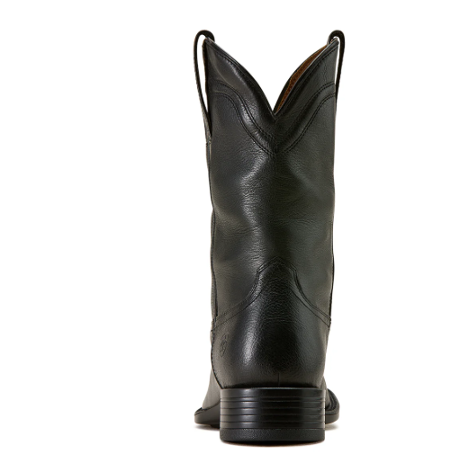 10074245 Men's Alden Wide Square Toe Western Boot Eclipse Black
