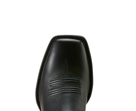 10074245 Men's Alden Wide Square Toe Western Boot Eclipse Black