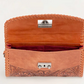 LW-SS25-046-CB Loyal West Elena Mini Bag Brown Hand Tooled Leather