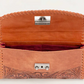 LW-SS25-046-CB Loyal West Elena Mini Bag Brown Hand Tooled Leather