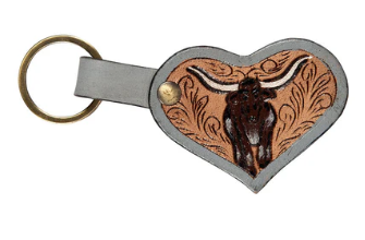 S-8777 Longhorn On The Range Key Fob