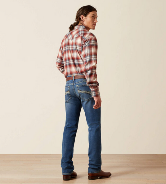 10065920 Ariat Mens M8 Modern Slim Straight Dean Zane 30'Leg