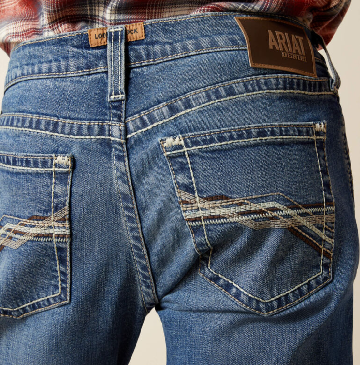 10065920 Ariat Mens M8 Modern Slim Straight Dean Zane 34'Leg