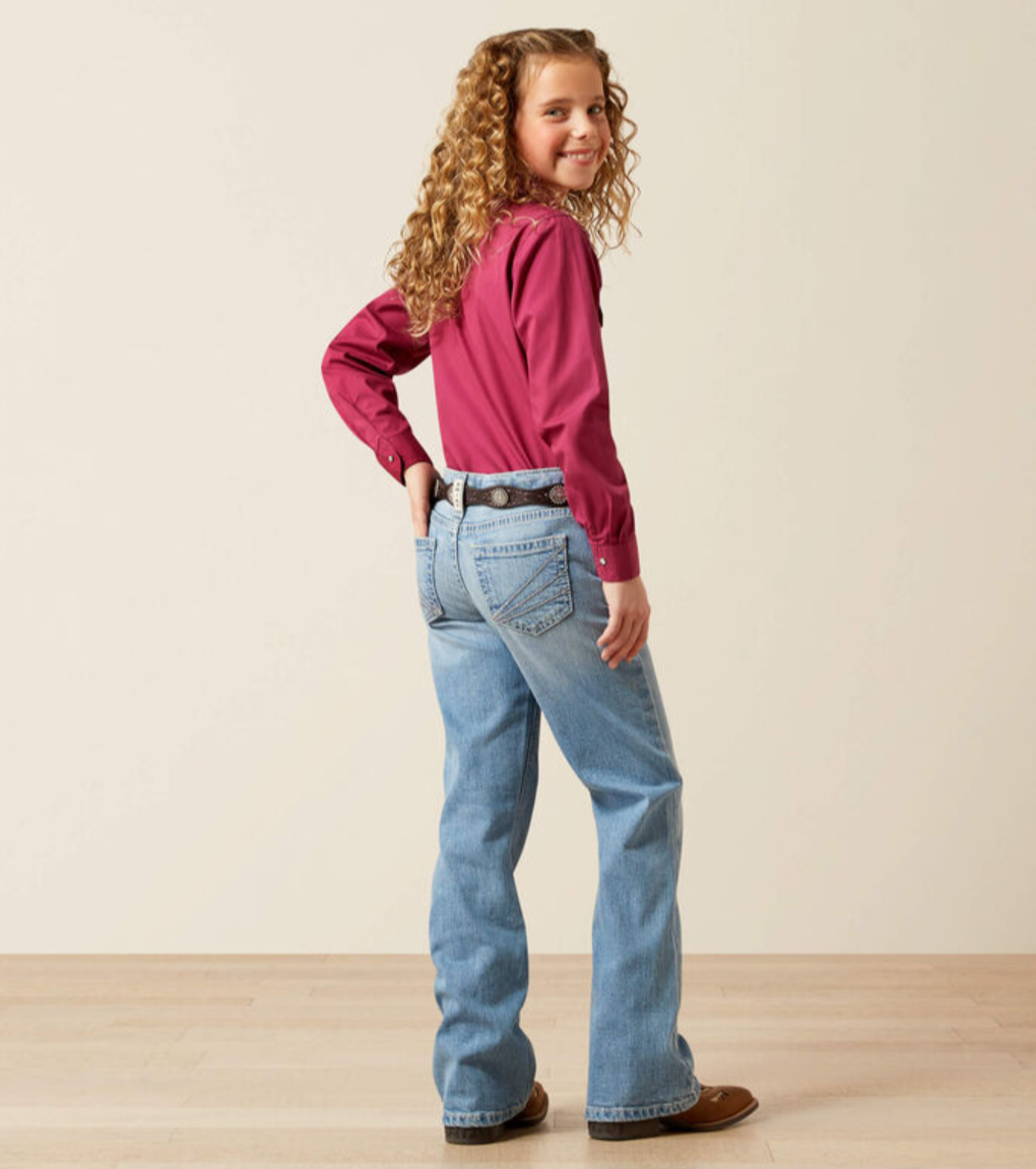 10065917 Ariat GLS Boot Cut Aisha Porto
