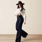 10065877 Ariat Womens Ultra High Rise Wide Leg Veronica Rinse Long Leg