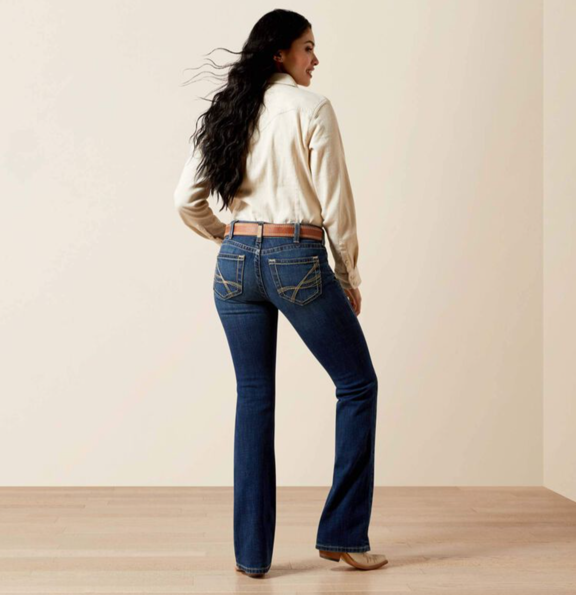 10065885 Ariat Womens Perfect Rise Boot Cut Adalynne Barryessa Long Leg