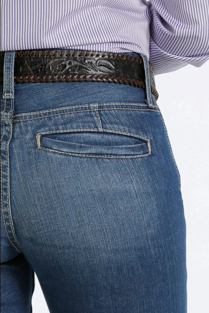 MJ81454085 Cinch Women's Lynden Medium Wash Jeans Long Leg 36"