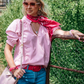 WL401-2001 Hitchley & Harrow Women's Wisteria Lane Dusty Pink Blouse
