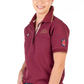 EL134 Hitchley & Harrow Women's Loose Fit Burgundy Polo