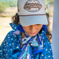 5512 Hitchley & Harrow Women's Cream & Vintage Brown Trucker Cap